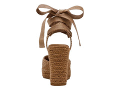 Sandalias Steve Madden One Way Tan Satin Beige