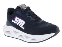 Tenis Steve Madden Hurdle Negro y Blanco para Mujer