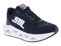 Tenis Steve Madden Hurdle Negro y Blanco para Mujer