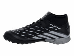 Tenis de Fútbol Furia Negro con Plata para Hombre