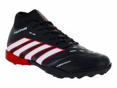 Tenis de Fútbol Turf Furia Negro y Rojo para Hombre