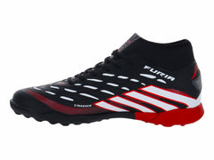 Tenis de Fútbol Turf Furia Negro y Rojo para Hombre