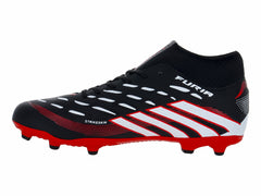 Tenis Taquetes Furia FG Pasto Negro con Rojo para Hombre