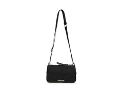 Bolsa Steve Madden Barra Negro y Plata para Mujer
