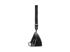 Bolsa de Hombro Steve Madden Brylie Negro Plata para Mujer