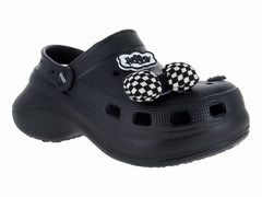 Sandalias Clogs LAZYCOZY Negro para Mujer