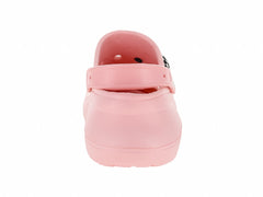 Sandalias Clogs LazyCozy Color Coral para Mujer