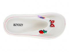 Sandalias LazyCozy Blancas para Mujer