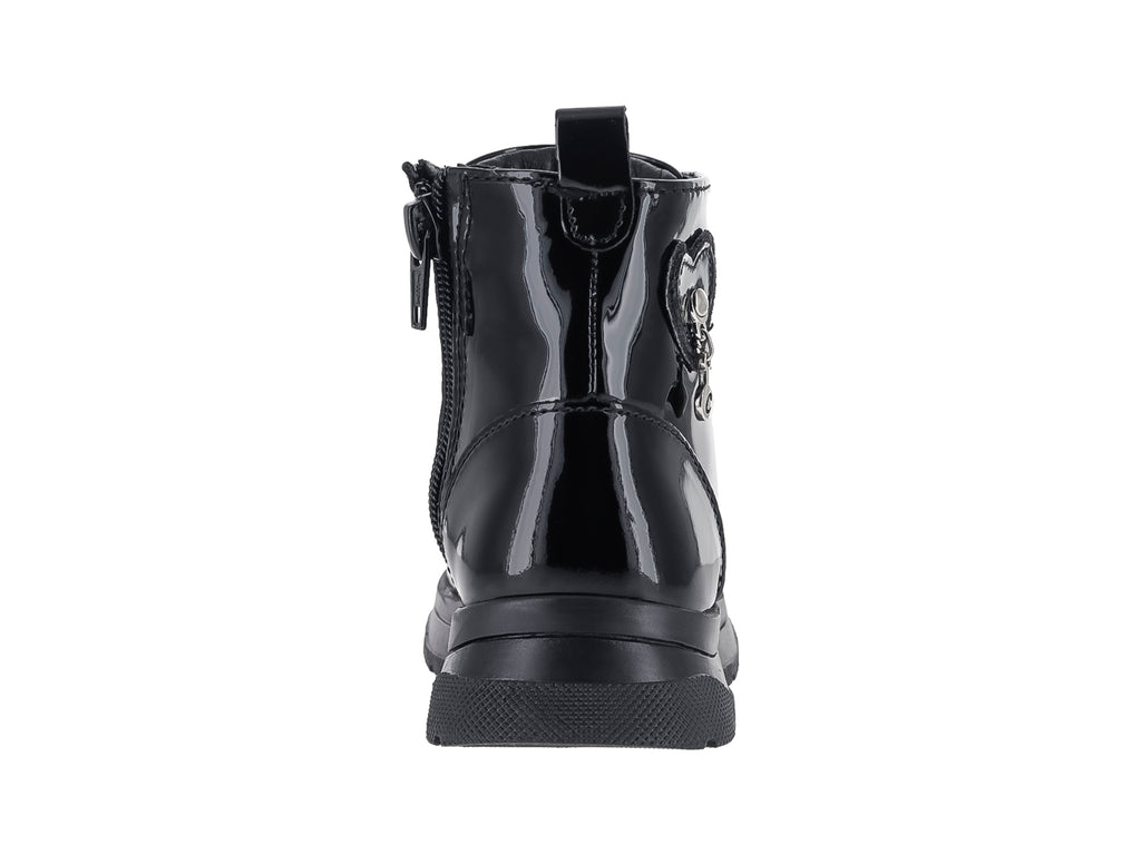 Botines Coloso de Charol Negro para Niña