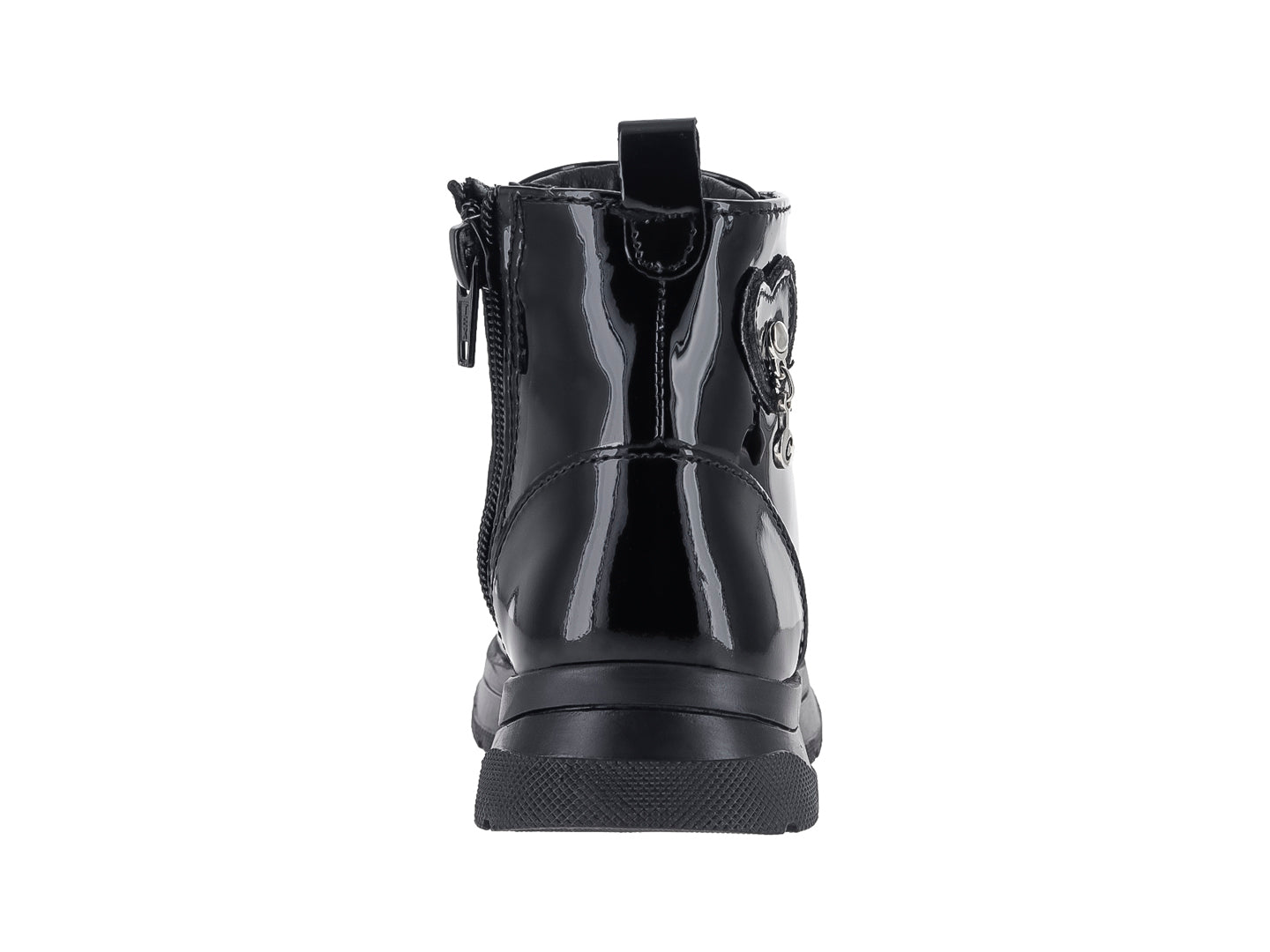 Botines Coloso de Charol Negro para Niña