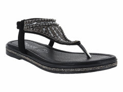 Sandalias ROZE Negro para Mujer