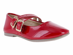 Ballerinas VAVITO de Charol Rojo para Niña