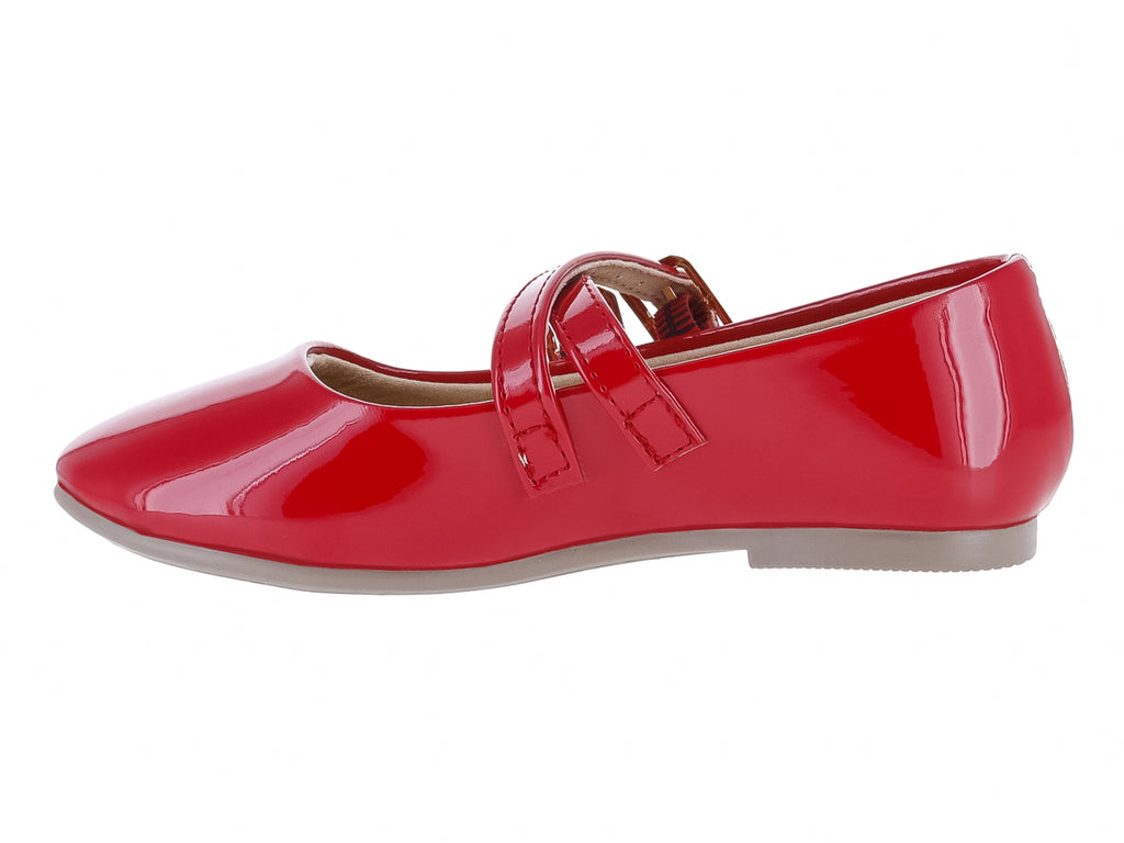 Ballerinas VAVITO de Charol Rojo para Niña