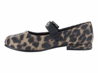 Ballerinas Vavito Animal Print Café para Niña