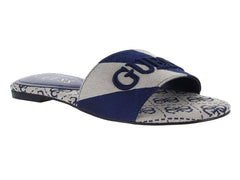 Sandalias Guess Harini Marfil y Azul Marino para Mujer