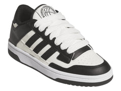 Tenis Adidas Rapid Court Low Negro y Blanco para Niño