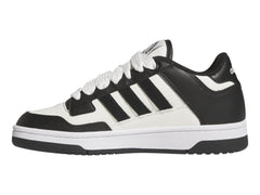 Tenis Adidas Rapid Court Low Negro y Blanco para Niño