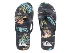Sandalias Quiksilver Molokai Art 25 Negro para Hombre