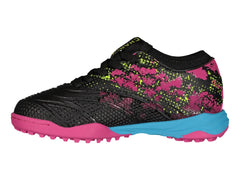 Tenis de Fútbol Charly TF Negro y Fucsia para Niño