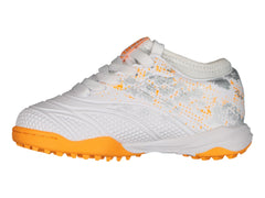 Tenis de Fútbol Charly TF Blanco y Naranja para Niño