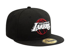 Gorra New Era Los Angeles Lakers Negro/Rojo
