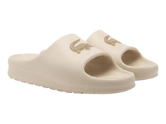 Sandalias Lacoste Serve Slide 2.0 Blanco Hueso para Hombre