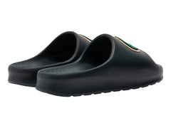 Sandalias Lacoste Serve Slide 2.0 Verde Oscuro para Hombre