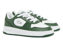 Tenis Lacoste L001 Set Verde y Blanco para Niño