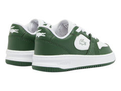 Tenis Lacoste L001 Set Verde y Blanco para Niño