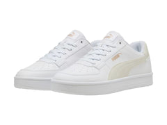 Tenis PUMA Core Classics Blanco y Dorado para Hombre