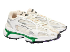Tenis Lacoste Blanco y Verde para Mujer