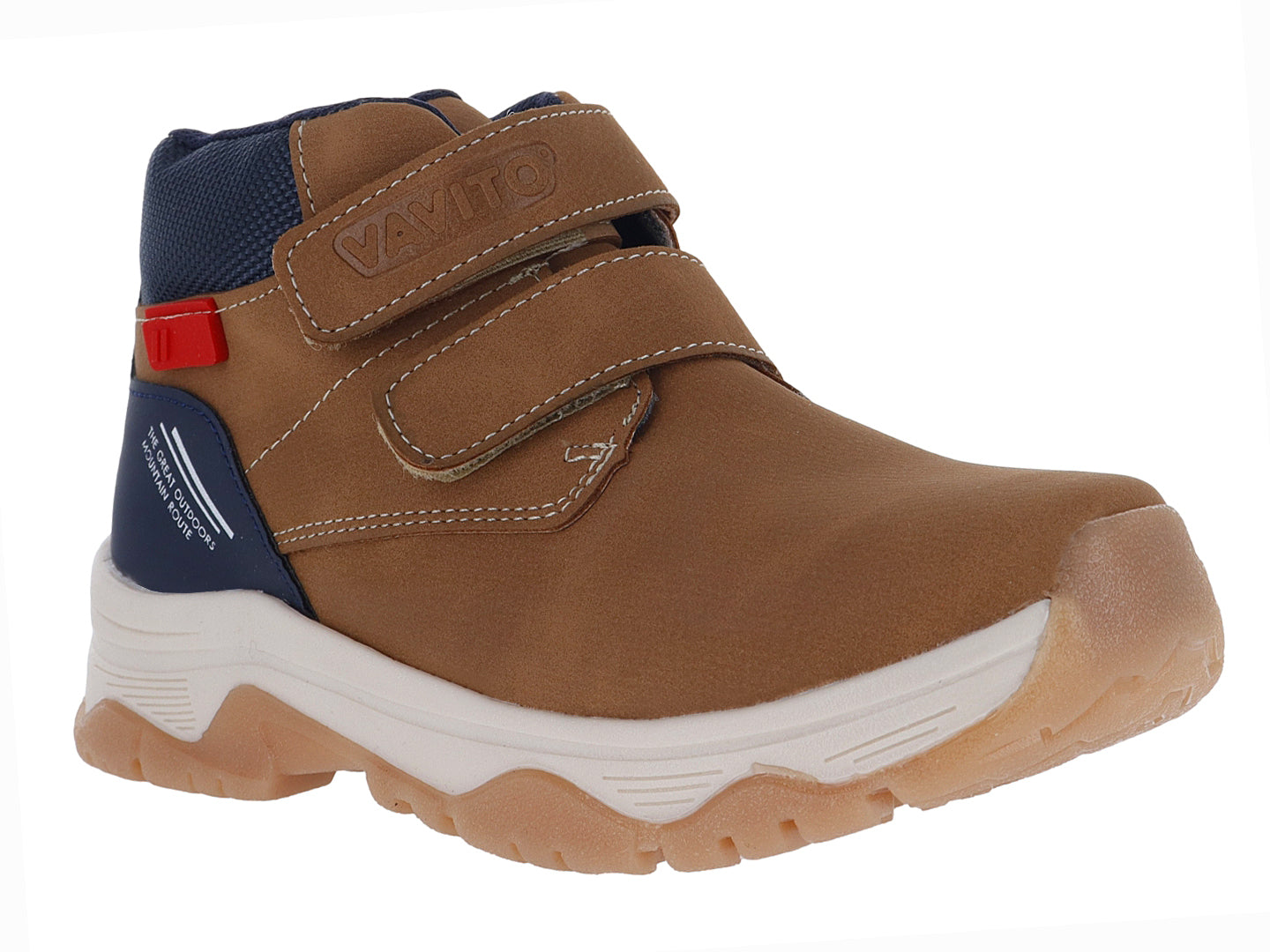 Botas Militares Vavito Color Camel para Niño