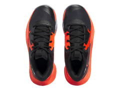 Tenis Under Armour UA GS Jet 23 Negro y Rojo para Niño