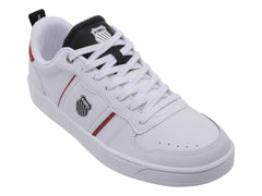 Tenis K-Swiss Lozan Match Blanco y Azul Marino para Hombre