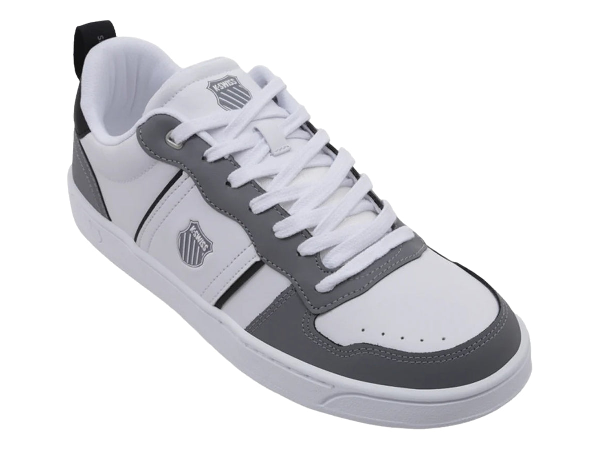 Tenis K-Swiss Lozan Match Blanco con Gris para Hombre