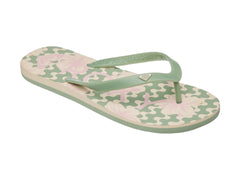 Sandalias Roxy Tahiti VII Verde y Rosa para Mujer