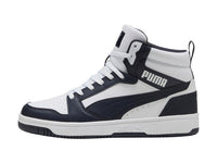 Tenis PUMA Rebound V6 Blanco y Azul Marino para Hombre