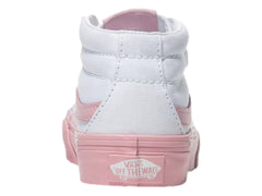 Tenis Vans Sk8-Mid Reissue V Rosa y Blanco para Niña