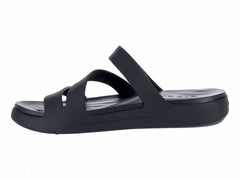 Sandalias Crocs Getaway Strappy Negro para Mujer