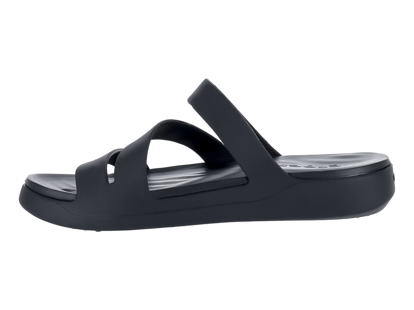 Sandalias Crocs Getaway Strappy Negro para Mujer