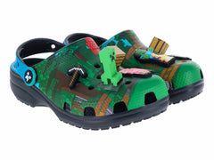 Crocs Classic Clog Minecraft Multicolor para Niño