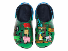 Crocs Classic Clog Minecraft Multicolor para Niño