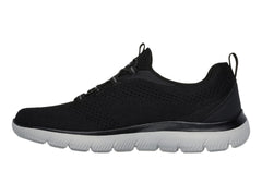Tenis Skechers Negro y Gris para Hombre