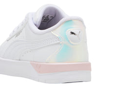 Tenis PUMA Jada Classic Holo 2.0 Blanco y Malva para Niño
