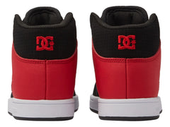 Tenis DC Shoes Manteca 4 Hi Negro y Rojo para Niño