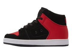 Tenis DC Shoes Manteca 4 Hi Negro y Rojo para Niño