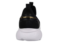 Tenis Champion Brisk Racer Negro con Oro para Mujer