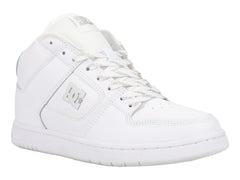 Tenis DC Shoes Manteca 4 Mid Blancos y Plata para Mujer