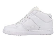 Tenis DC Shoes Manteca 4 Mid Blancos y Plata para Mujer