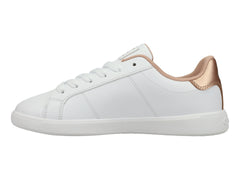 Tenis Champion Pure V2 Blanco y Oro Rosa para Mujer